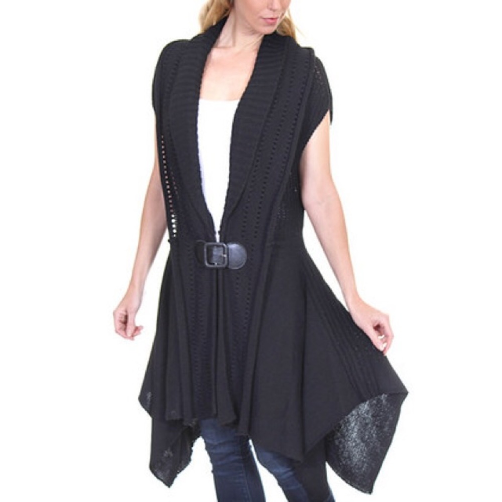 Black Belted Handkerchief Duster